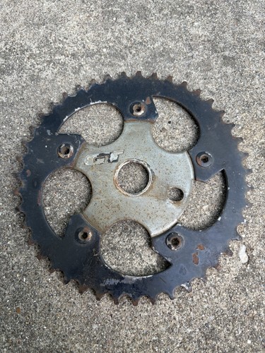 43t chainwheel silver old - chainwheel,