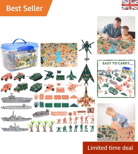Piece deluxe army play set - 56-piece,