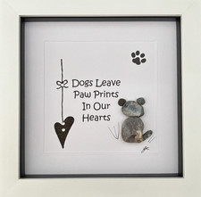 Dog Pebble Art Memorial