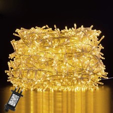 Christmas Lights Outdoor 25m 1000LEDs Christmas Fairy String Lights Mains