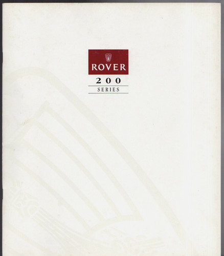 Rover 200 series - rover, 1992-93