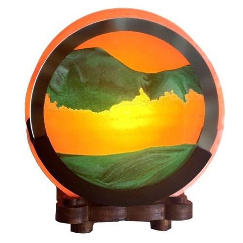 Himalayan salt round lamp - round,