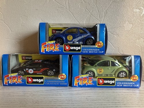 Burago street fire cars x - 1:43,