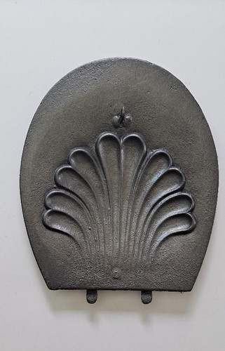 Cast iron soot flap - iron, damper
