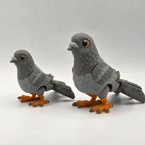 Articulated pigeon - articulated,