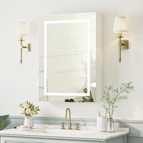 Led bathroom mirror cabinet - led,