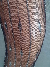 SPARKLERS LACE LUREX STOCKINGS