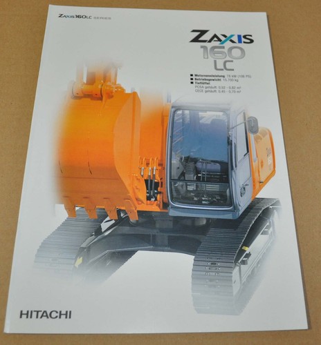 Hitachi zaxis 160lc excavator - hitachi,