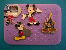 4 Authentic Disney Pin Pins