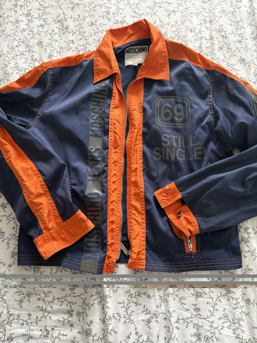 Vintage navy and orange - navy,