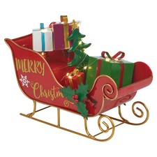 Merry christmas metal santa - metal,
