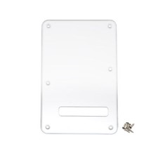 Musiclily Silver Mirror Back Plate For Fender USA/Mexican Strat Standard Guitar
