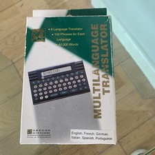 Oregon Scientific 6 Language Pocket Electronic Translator TL 206 - Boxed, instr