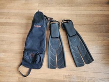 Sherwood Trek Scuba Diving Split Fins Sz Regular with Akona Bag
