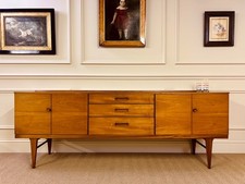 MID CENTURY NATHAN TEAK SIDEBOARD CREDENZA LONG JOHN RETRO VINTAGE 70’S