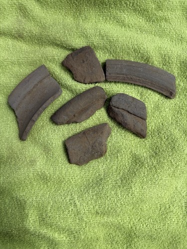 Roman grey ware pottery - roman,