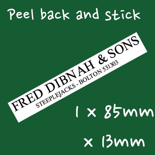 Tonka fred dibnah sons - fred,