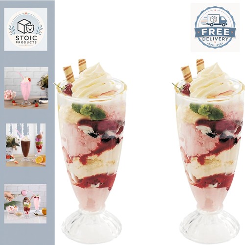 Fine glass sundae - fine, bowls