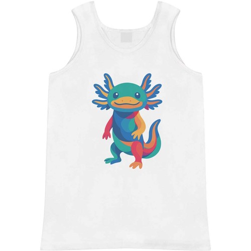 Colorful axolotl adult vest - adult,