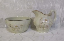 Royal Doulton Lambethware Retro 1980's Norfolk L.S 1050 Milk Jug & Sugar Bowl