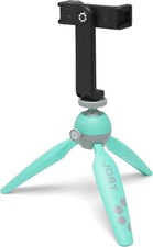 JOBY HandyPod 2 Kit, Table Top Tripod with Grip Tight 360 Phone Mount (Teal)