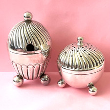 Elkington mustard pot - mustard, &