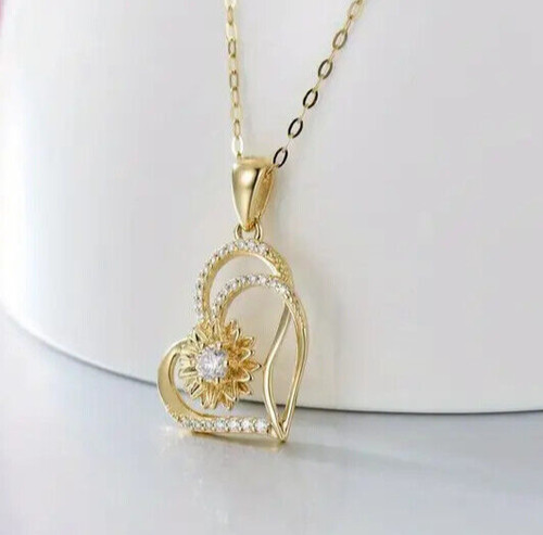 Beautiful sunflower pendant - beautiful,