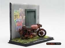 1:24 scale motorcycle. Ducati 250 Mach 1 diorama.  Ref H5