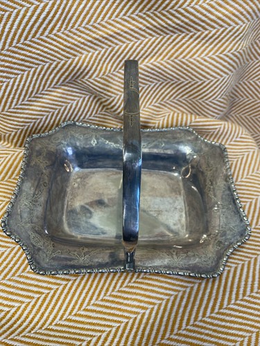 Antique epns fruit - , basket