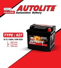 HEAVY DUTY CAR BATTERY 027 12V