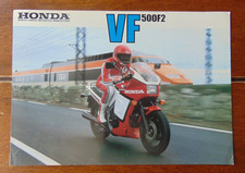 Honda VF500F2 UK Market Motorcycle Sales Brochure