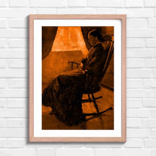Dark victorian woman - dark,