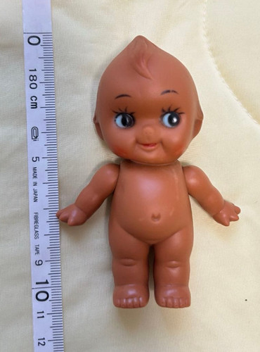 Vintage kewpie doll brown - doll,