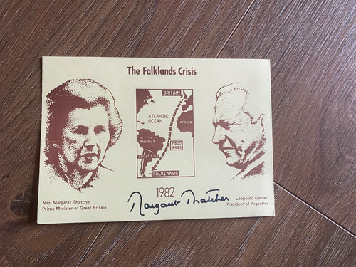 Margaret thatcher signed - *,