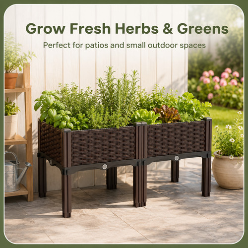 Pack raised garden - 2-pack, bed