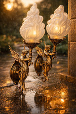 Brass Mermaid Wall Lamp