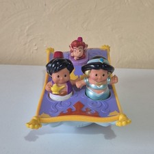 Fisher-Price Little People Disney Aladdin's Magic Carpet with Figures Rare