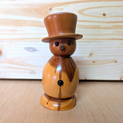 Wooden tall snowman - tall,
