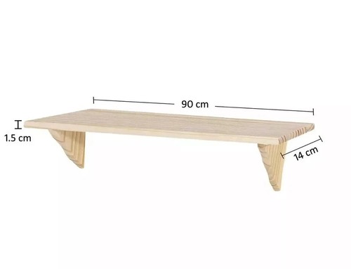 Floating wall shelves wooden - wall,