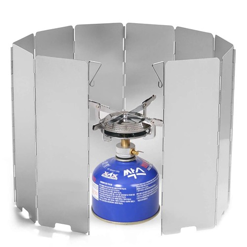 Camping gas stove wind shield - gas,