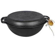 15 L Cast Iron Kazan Cauldron