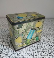 50s 60s Vintage Retro Tea Biscuit Tin Paper Lanterns Decorations Shabby Chic