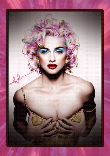 Madonna signed original a4 - madonna,
