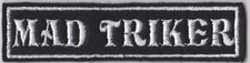 MAD TRIKER PATCH BADGE BIKER