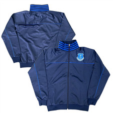 Everton Men's Football Jacket Navy Track Poly Jacket - New