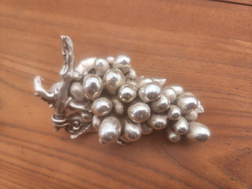 Vintage silver 925 grapes - silver,
