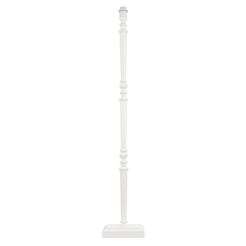 Chic white wood standing floor - white,