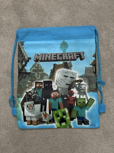 Minecraft drawstring bag - , x