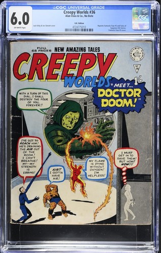 Creepy worlds comic cgc - comic, 6.0