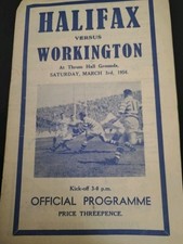 HALIFAX V WORKINGTON 3RD MARCH